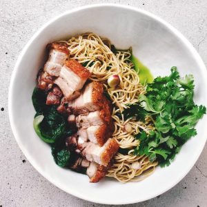 Pork belly noodle